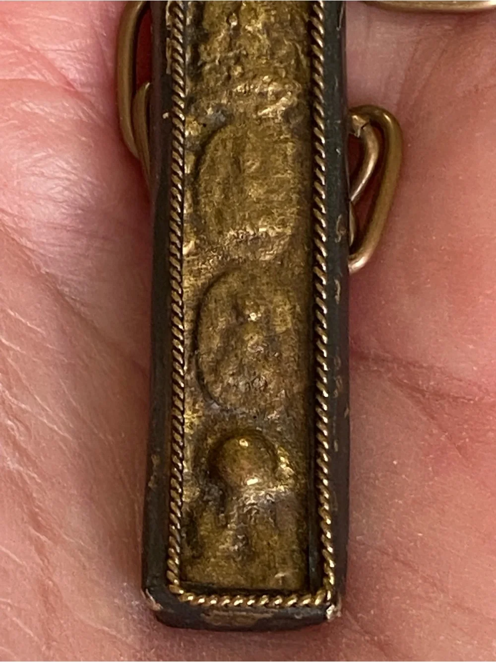 Vintage Bronze Buddha Necklace